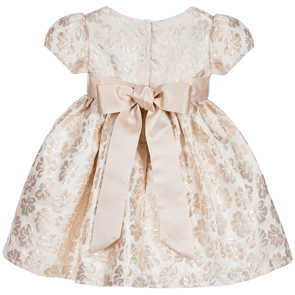 Romano Princess Baby Girls Brocade Dress