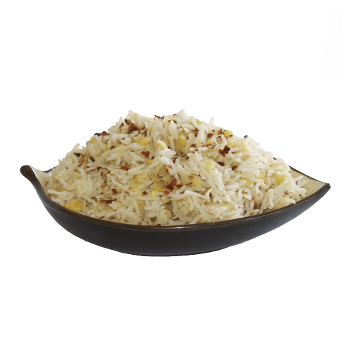 Premium-Blend-of-Basmati-Rice,-Lentils-and-Spices